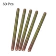 thumbnail image 3 of Uxcell 60pcs Fully Threaded Rods 1/4 x 3-1/2 Inch for Mounting Assembly Fastening, Colorful Zinc, 3 of 5