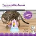 thumbnail image 2 of Catstages 2-in-1 Chirping Bird Interactive Cat Toy – Touch-Activated Toy with Sound and Ball Track Fun, Standalone Toy or Track Add-On, Purple, 2 of 7