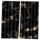 thumbnail image 1 of Cortinas de impermeables para con ganchos para gimnasios, Negro Gloria Cortinas de baño, 1 of 8