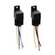 thumbnail image 1 of Relé Automotriz De 4 Pines 4 Cables Spst De DC 36V 40A Con Conector De Arnés, 2Pcs, 1 of 1