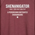 thumbnail image 3 of Instant Message - Shenanigator Definition - Women's Lightweight French Terry Long Sleeve Shirt, 3 of 6