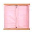 thumbnail image 3 of Pizarra de vestir, Aprendizaje temprano de habilidades básicas para la vida, Montessori Cremallera rosa, 3 of 8