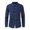 N190-Navy, variant on NAFUU Stylish Mens Dress Shirts Men's Long Sleeve Shirt Casual Solid Color Stand Collar Shirts Tops Fashion Holiday Button Down Shirts Comfort Fit Shirts