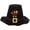Fire-colored, variant on Doomiva Adult Pilgrim Man Hat Circuss Felt Top Hats Accessories for Themed Party Fire-colored One Size