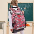 thumbnail image 7 of FORMRS Unisex School Backpack 17" Student Travel Bag with Laptop Compartment, Sweet Strawberry, 7 of 7