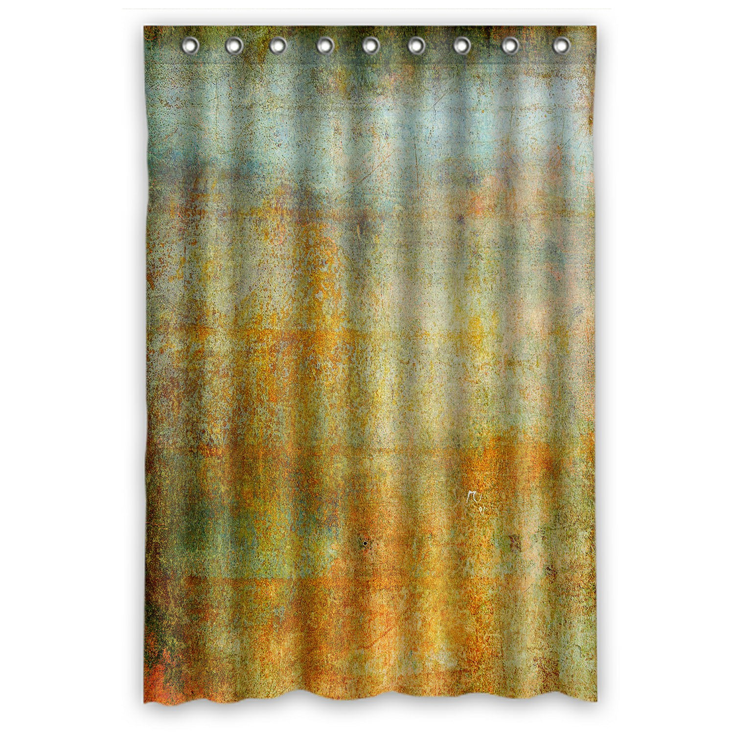 AntDesign Fabric Shower Curtain Bath Curtains with Cube Pattern 