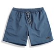 thumbnail image 1 of Pantalones cortos para hombre, pantalones casuales sueltos de playa, pantalones cortos de color sólido, ligeros, de secado rápido, 1 of 6