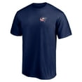 thumbnail image 2 of Men's Navy Columbus Blue Jackets Number One Dad Logo T-Shirt, 2 of 3