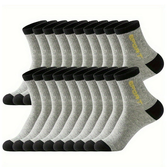 RKSTN Mens Socks Sweat-absorbing Breathable And Outdoor Socks For Sports Soft Breathable Mens Socks