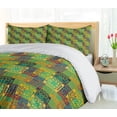thumbnail image 5 of Ambesonne Ethnic Duvet Cover Sets, Folk Native, 2-Queen, Multicolor, 5 of 7