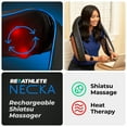 thumbnail image 2 of REATHLETE NECKA Neck Massager | Shiatsu Neck & Back Massager with Heat | Massagers for Neck and Back for Neck Pain Relief & Back Pain Relief | Also for Waist & Legs | Back Massager for Back Pain, 2 of 8