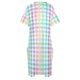 thumbnail image 5 of Vestido largo a cuadros de Pascua para mujer ropa de graduación bolsillo suelto Pastel primavera verano, 5 of 7