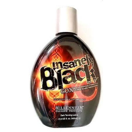Insanely Black Hot Tingle Lotion with Bronzer For Indoor Tanning Beds - 13.5