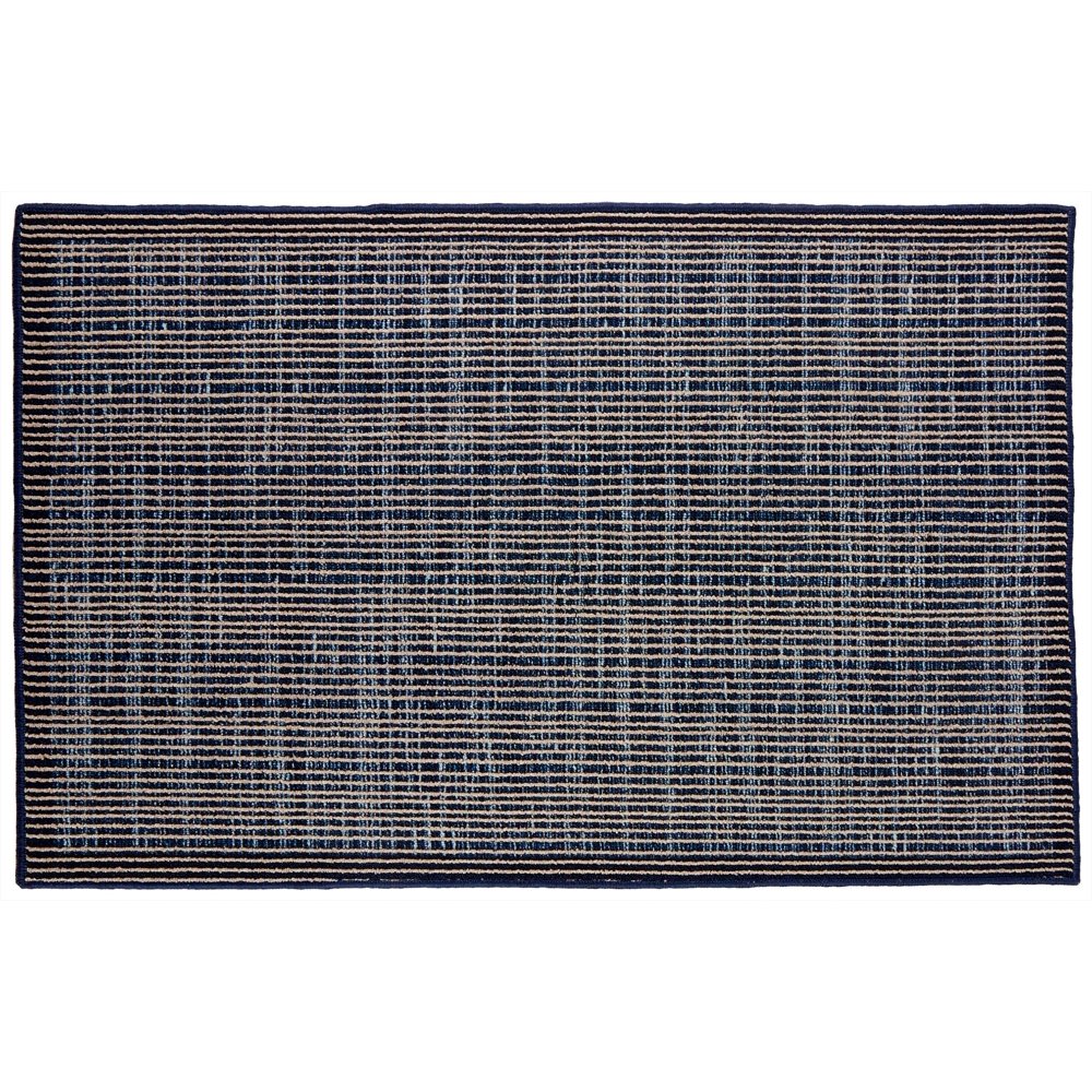 Nourison All Purpose Solid Accent Rug One Size Indigo blue Walmart