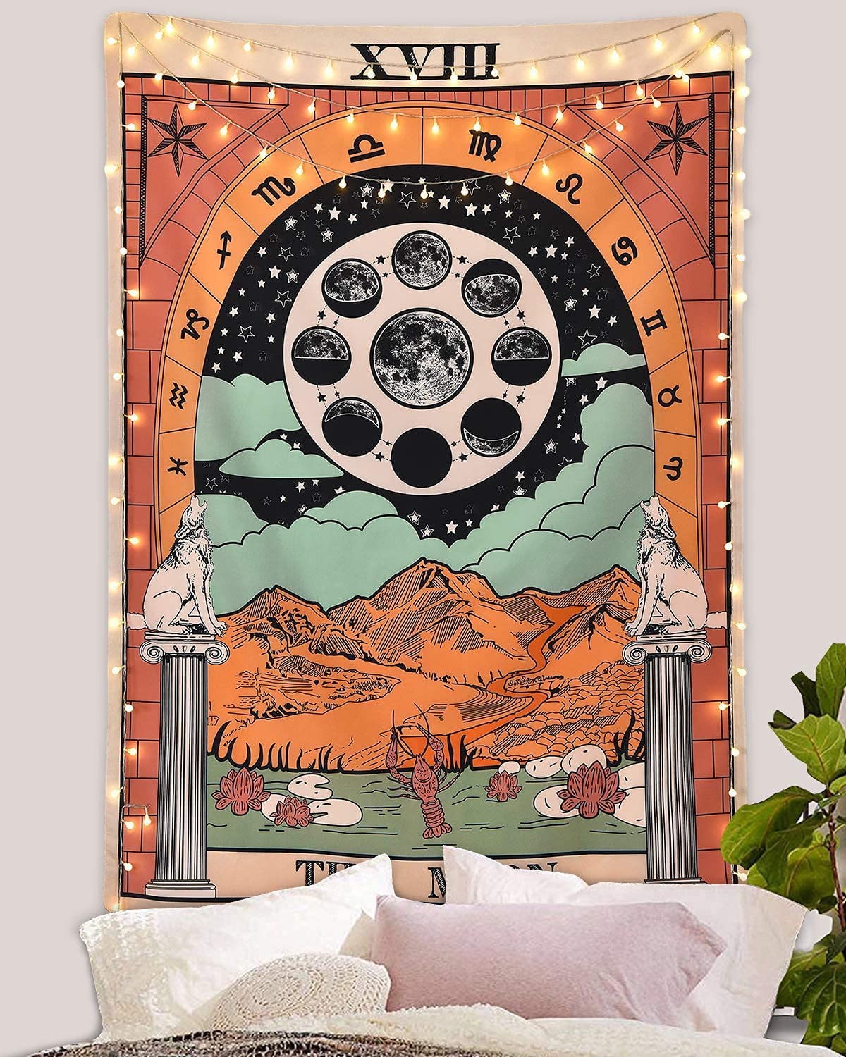 新品Sevenstars Tarot Tapestry The Star Tapestry Medieval Europe