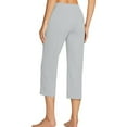 thumbnail image 5 of Tbopshirt Womens Casual Pants,Yoga Pants High Waist Workout Yoga Pants with Pockets Leggings Crop Straight Pants,Plus Size Pants for Women, 5 of 8