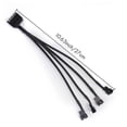 thumbnail image 2 of Cooling Fan Adapter Cable, 15 Pin SATA to 4 x 3 Pin / 4 Pin PMW 12V, 2 of 5