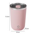 thumbnail image 4 of Taza de mezcla automática Potente taza de agitación eléctrica perezosa para oficina en casa rosa Ndcxsfigh Libre de BPA, 4 of 4