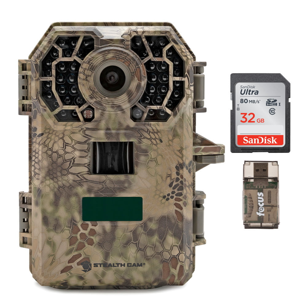 Brown with 16GB Card 2 Stealth Cam DS4K 30MP Trail Camera and Reader 