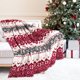 thumbnail image 3 of Manta Navideña de Franela Fwt251126006 | Manta Cálida y Acogedora de Invierno con Estampado de Reno, Copo de Nieve y Muñeco de Nieve | Funda Suave para Sofá | Decoración Navideña para Reuniones Famil, 3 of 3