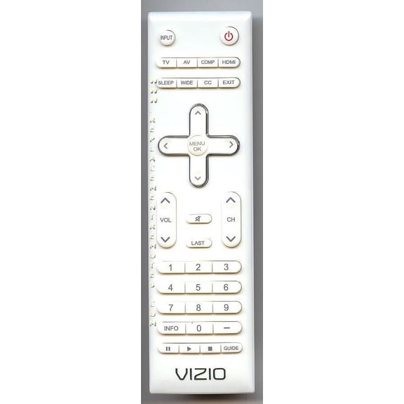 Genuine VIZIO VR10W TV Remote Control White Factory Original OEM