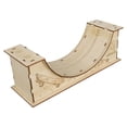 thumbnail image 3 of TISHITA Finger Skateboard Ramp Set Accessories Desktop Ornament Wooden Children Kids U Shape Slope, 3 of 8