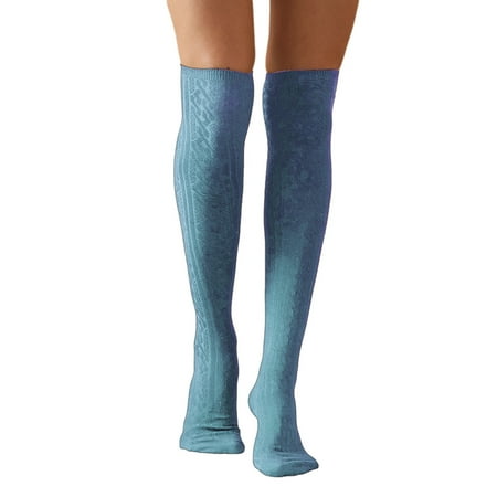 

Qxutpo Socks for Women Girls Thigh High Over-The-Knee Long Stockings Warm Stockings Socks