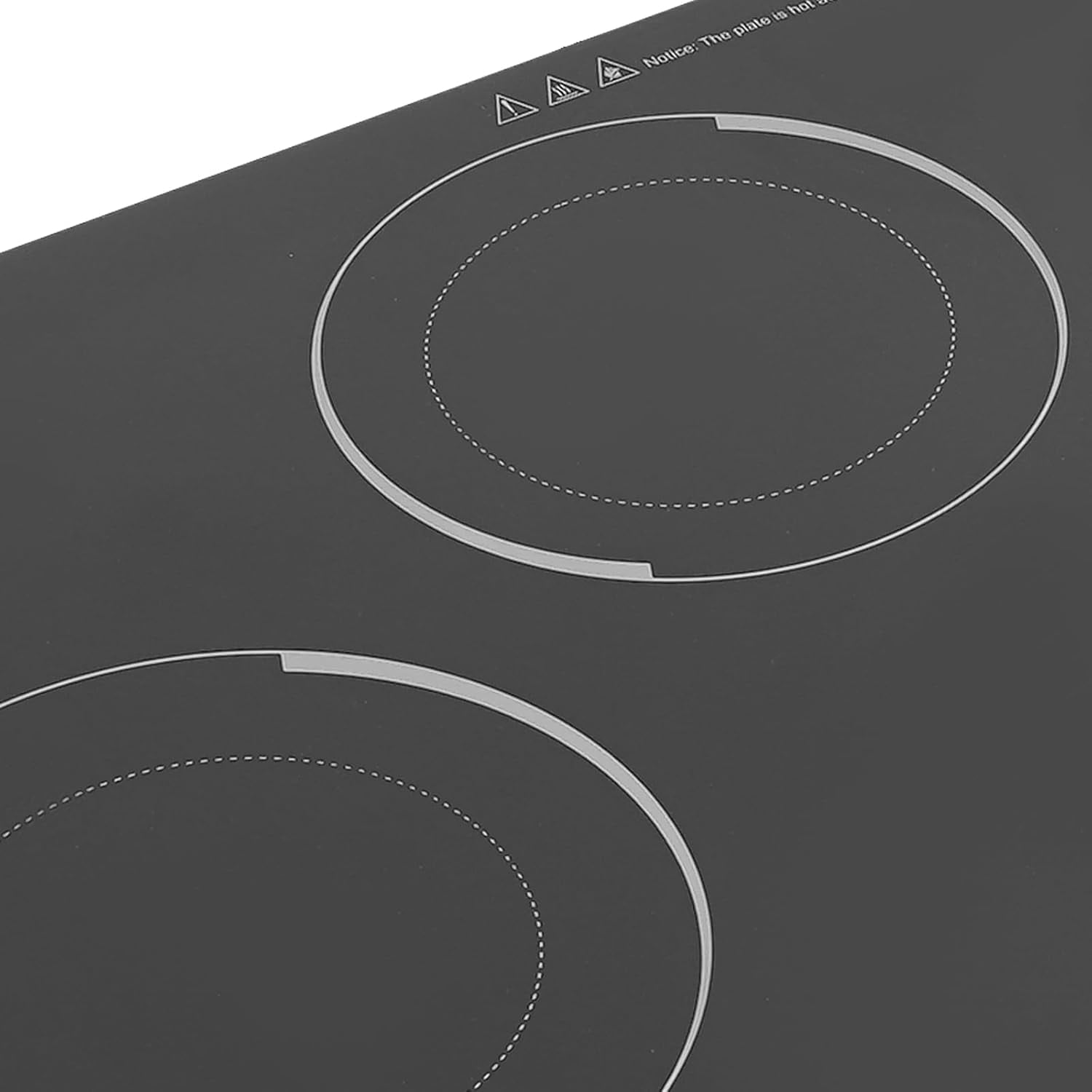 Electric Cooktop,5 Burners 110V Electric Ceramic Cooktop,with Kid Safety Lock, Timer, LED Display,Electric Stovetop for Kitchens, Hotels, Restaurants