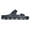 Black/Grey, variant on Horizon Check Men Casual Beach Slide Comfortable Sandals with Adjustable Buckle Straps