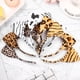 thumbnail image 2 of Lurrose - 6 diademas con orejas de gato de peluche con diseño de leopardo, accesorio para el cabello para fiestas, disfraces y más, 2 of 7