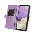 thumbnail image 5 of Dteck Compatible with Galaxy A52 Case, Folio Magnetic Hand Strap Case, Wallet Card Slot Bling Love Flower Pattened Diamond Crystal Case With Kickstand for Samsung Galaxy A52 5G/4G,
Purple, 5 of 7