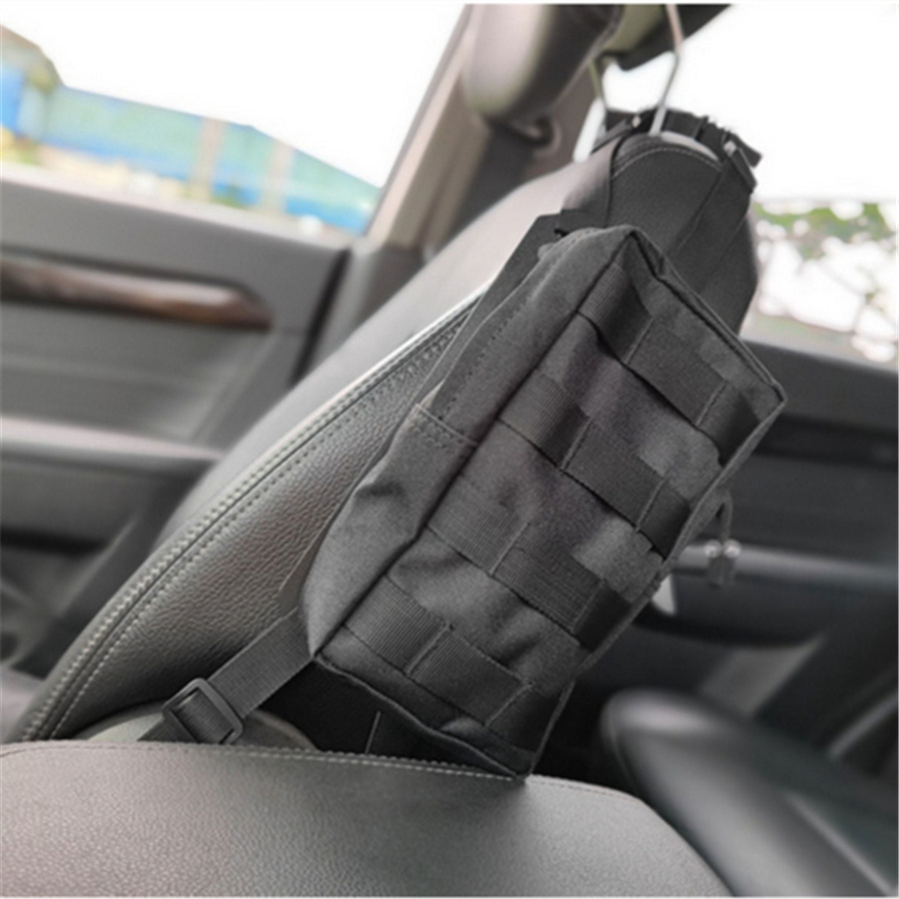 Acaige Tactical Rigid Molle Panel Vehicle Car Seat Side Back Gun Rack Display Storage