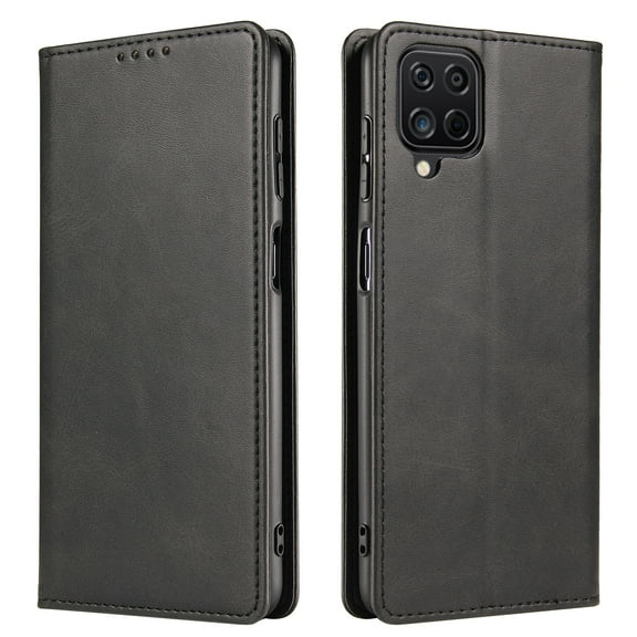 Solennerer for Galaxy A42 5G Case Wallet Black Leather Flip Folio Case for Samsung A42 with Card Slots Kickstand Magnetic Closure Ultra Slim Shockproof Protective Phone Case