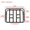 thumbnail image 3 of Electric Bike Rear Basket Rear Mount Bicycle Storage Basket for Most Bikes 464mm, 3 of 18