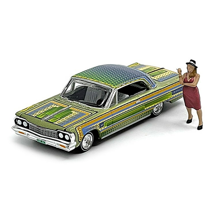 1964 Chevrolet Impala Lowrider Green Met w/Graphics and 1964 Chevrolet Impala Lowrider Green Met w/Graphics and