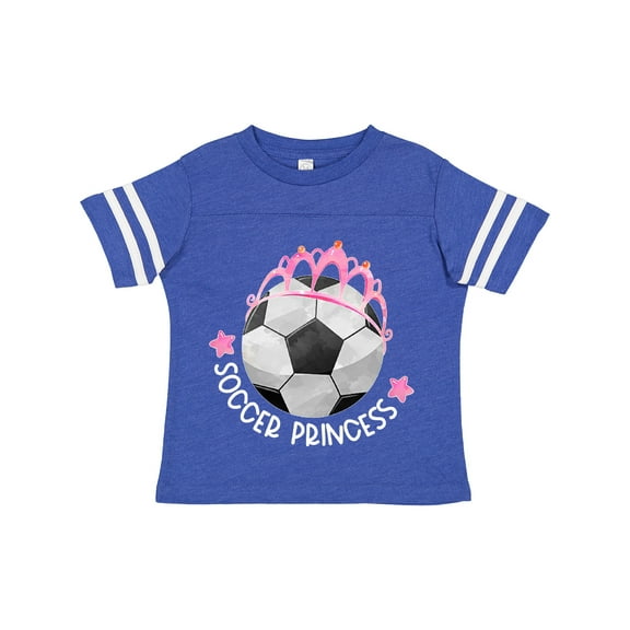 Inktastic Soccer Princess Tiara Girls Toddler T-Shirt
