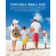 thumbnail image 5 of Manta de playa, manta de picnic impermeable para playa, manta de picnic de 210x200cm, estera de playa con 4 clavos fijos, azul Afortunado Sencillez, 5 of 5