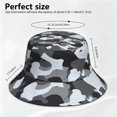 thumbnail image 3 of Camouflage Bucket Hat, Personalized Acrylic Fisherman Hat, Soft and Warm Casual Outdoor Cap for Daily Wear, 3 of 6