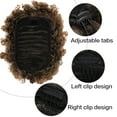 thumbnail image 3 of SAYFUT Short Afro Puff Drawstring Ponytail KiSAYFUTy Curly Wave Short Hair Buns Wrap, Curly Messy Updo Synthetic Bun Hairpieces For Women, Medium 65G, 3 of 7