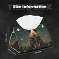 thumbnail image 5 of Logiee Lotus Leaf Starry Sky Guinea Pig Print Tissue Box Cover,Stylish Tissue Box Holder Decorative Tissue Cover for Bathroom Toilet Bedroom Living Room Table Desk Office, 5 of 7