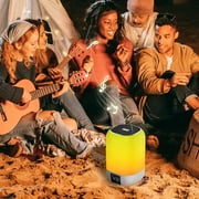 Thpoplete Night Light Bluetooth Speaker , Alarm Clock, White Noise Sound Machine, Gift for Teenage Girls/Boys