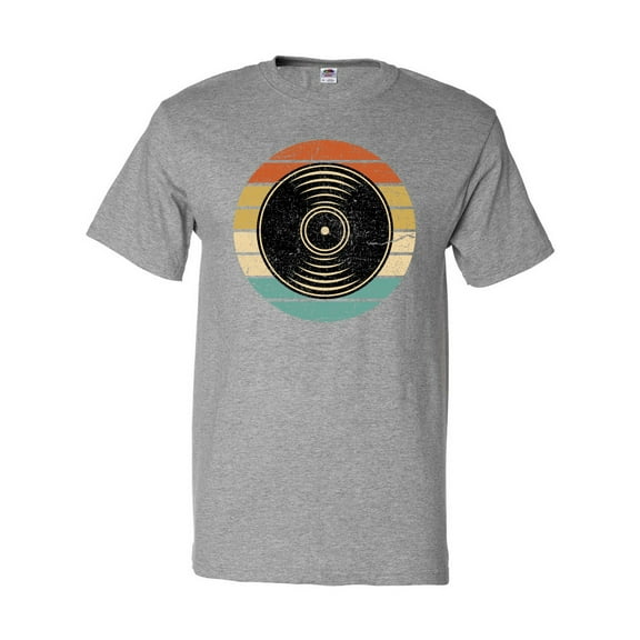 Inktastic Retro Vinyl Record Music Vintage Sunset T-Shirt