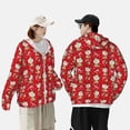 thumbnail image 4 of Lsque cute Christmas Moose UPF 50+ Lightweight Sun Protection Men's Women's Long Sleeve Shirt, Hoodie Performance -Medium, 4 of 9