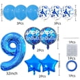 thumbnail image 2 of Decoración con globos para fiesta de 9 cumpleaños de HAUCIAJEIN, azul, 2 of 4