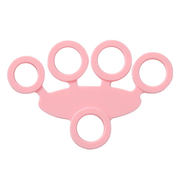 Fortalecedor de agarre de mano Entrenador Ejercicio de fuerza Escalada de alta elasticidad para entrenamiento Ejercicios de antebrazos de escalada en Tirador Rosa Claro