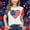 Multicolor, variant on Fatuov Independence Day Girls Tops Round Neck Summer 4th of July Holiday Top for Kids Boys Patriotic Short Sleeve USA Flag Print T-Shirt 3-15 Years