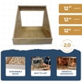thumbnail image 4 of Farm Innovators Single Nesting Box for Chickens, Ducks and Birds, 3 Pack, Brown, 4 of 12