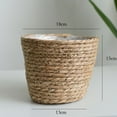 thumbnail image 6 of Grandest Birch Basket Sturdy Multi-function Straw Handmade Flower Pot for Home Basket:Straw, 6 of 8
