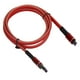thumbnail image 4 of Cable de carga rápida 5A, cable de datos de carga menos pérdida 1 m de espesor rojo para teléfono móvil Android para teléfono móvil IOS LHCER Descripción de la referencia, 4 of 7