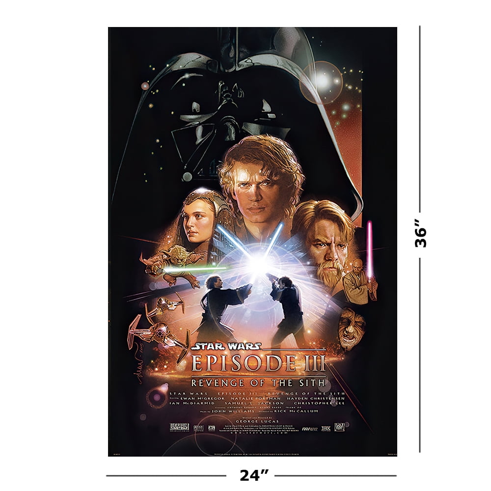 STAR WARS: EPISODE I-VI - 6 PIECE MOVIE POSTER SET (REGULARS 1